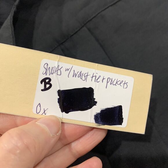 Gilli Size 0X Shorts High Rise Pleated Waist Tie Black Dress Pockets Women’s NEW - Picture 7 of 12